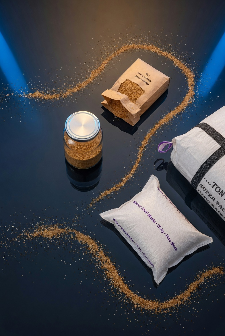 Abrasivo de cáscara de nuez Copromex