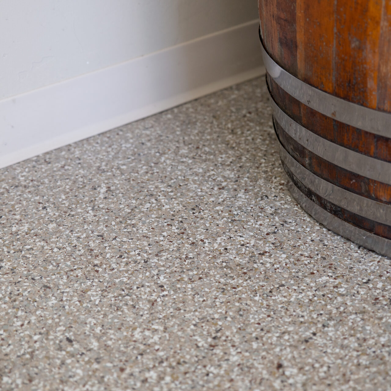 Creekbed epoxy floor