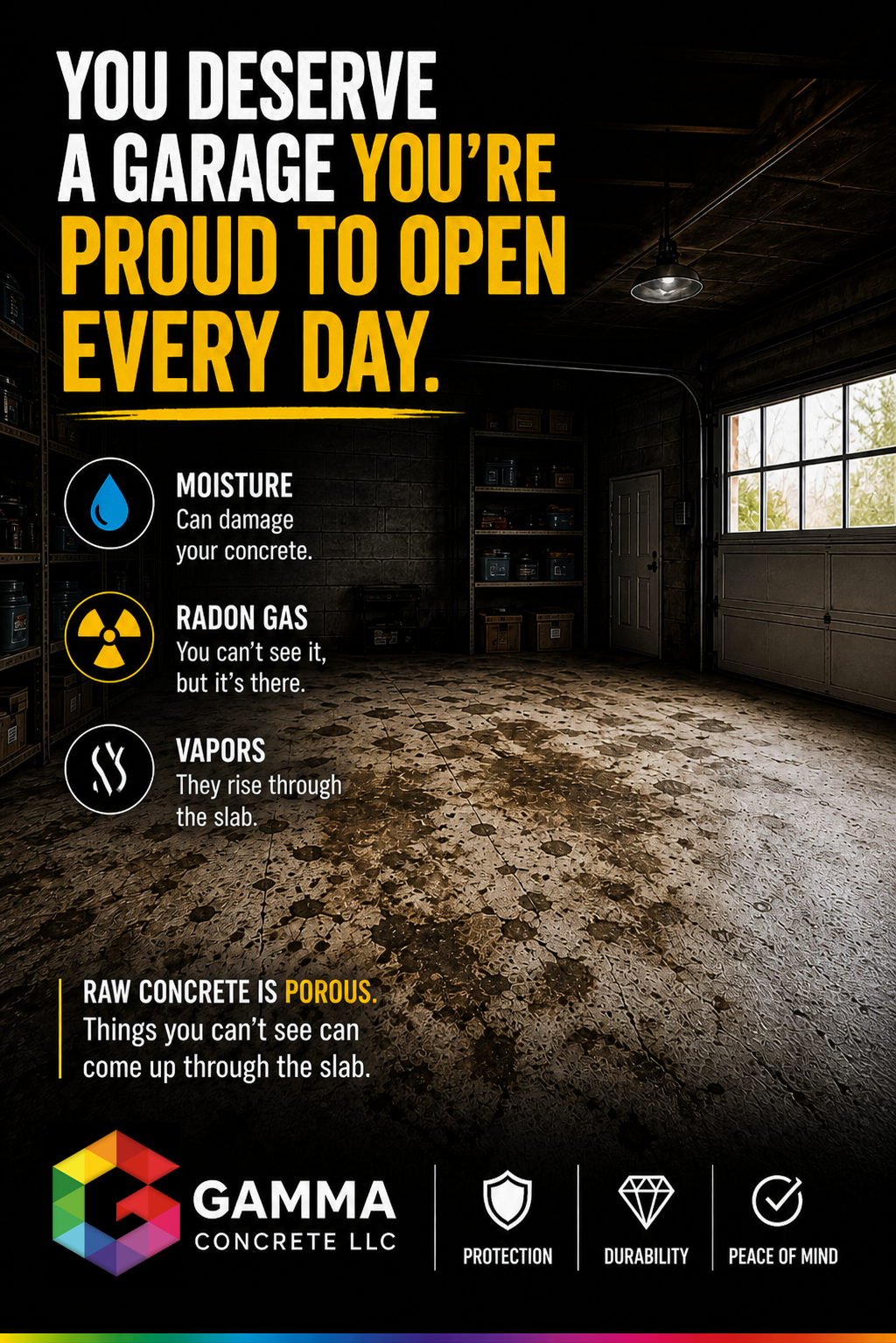 Epoxy floor protection — Gamma Concrete LLC